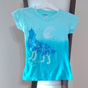 Howl at the moon ombre shirt size m
